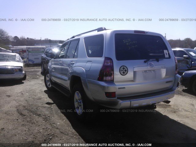 JTEBU14R758038311 - 2005 TOYOTA 4RUNNER SR5/SPORT SILVER photo 3