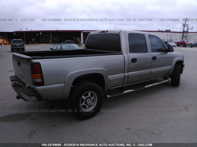 1GCGK13UX2F185963 - 2002 CHEVROLET SILVERADO K1500 HEAVY DUTY SILVER photo 4