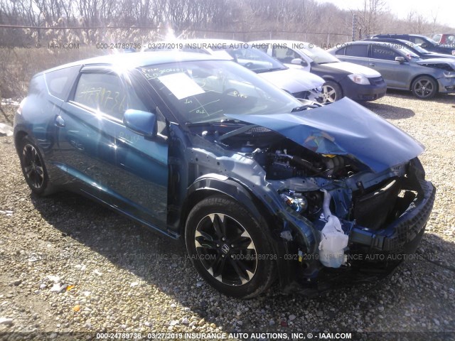 JHMZF1C44FS003022 - 2015 HONDA CR-Z BLUE photo 1