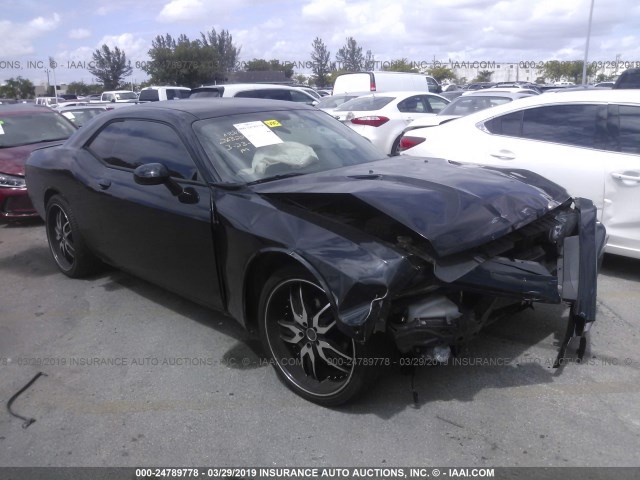 2C3CDYAG7CH194204 - 2012 DODGE CHALLENGER SXT BLACK photo 1