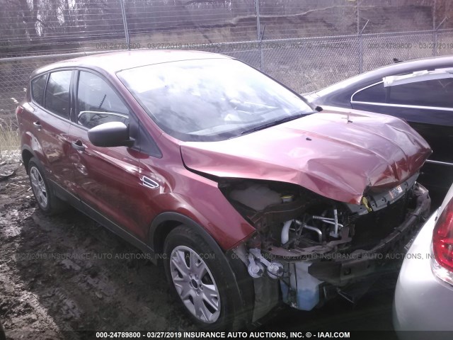 1FMCU0F71EUC90394 - 2014 FORD ESCAPE S ORANGE photo 1