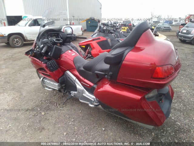 JH2SC68H3EK200385 - 2014 HONDA GL1800 H RED photo 3