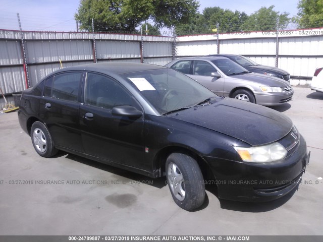 1G8AF52F23Z149697 - 2003 SATURN ION LEVEL 1 BLACK photo 1