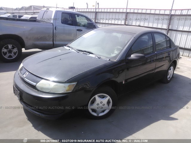 1G8AF52F23Z149697 - 2003 SATURN ION LEVEL 1 BLACK photo 2