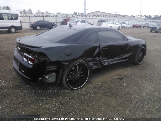 2G1FA1E38D9182891 - 2013 CHEVROLET CAMARO LS BLACK photo 4