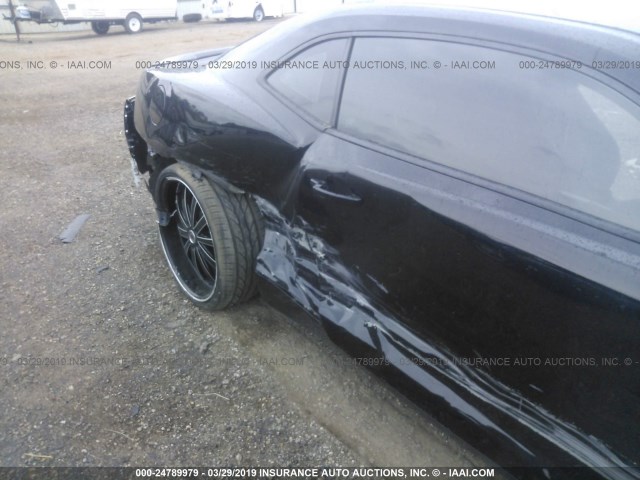 2G1FA1E38D9182891 - 2013 CHEVROLET CAMARO LS BLACK photo 6