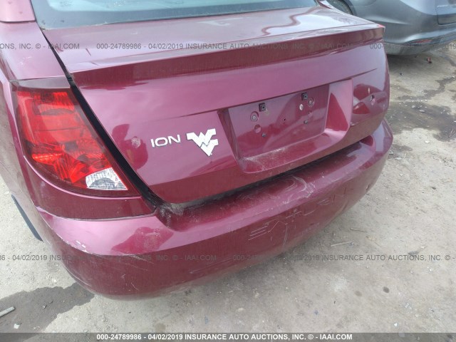 1G8AZ55FX6Z194037 - 2006 SATURN ION LEVEL 2 红色 照片 6