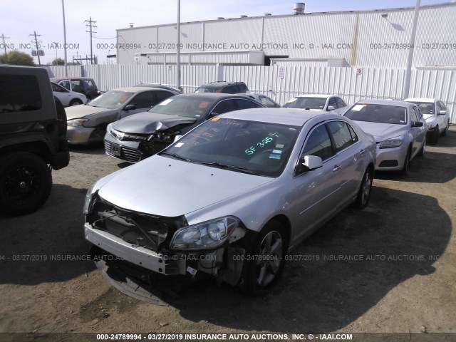 1G1ZC5E02CF359056 - 2012 CHEVROLET MALIBU 1LT 银色 照片 2