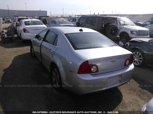 1G1ZC5E02CF359056 - 2012 CHEVROLET MALIBU 1LT 银色 照片 3