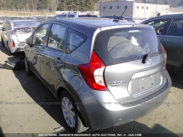 3N1CE2CP6GL391898 - 2016 NISSAN VERSA NOTE S/S PLUS/SV/SL/SR SILVER photo 3