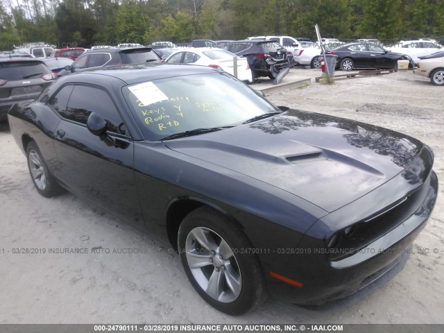 2C3CDZAG6HH568251 - 2017 DODGE CHALLENGER SXT BLACK photo 1