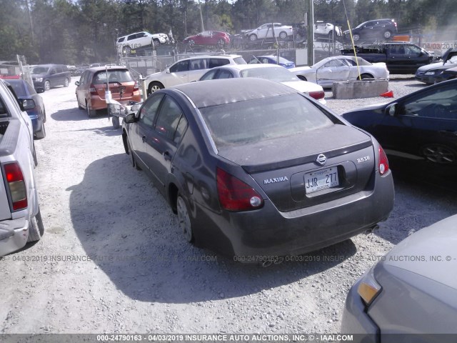 1N4BA41E26C827003 - 2006 NISSAN MAXIMA SE/SL GRAY photo 3