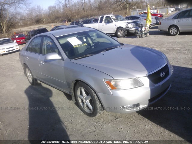 5NPEU46F78H336143 - 2008 HYUNDAI SONATA SE/LIMITED SILVER photo 1