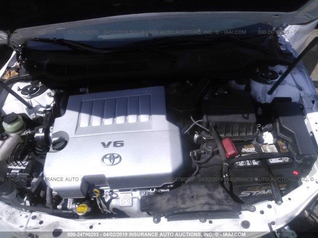 4T1BK3EK6BU630742 - 2011 TOYOTA CAMRY SE/LE/XLE WHITE photo 10