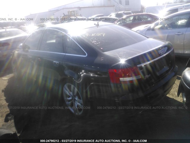 WAUDN74F28N108609 - 2008 AUDI S6 QUATTRO BLACK photo 3