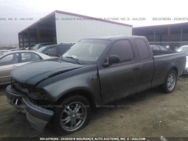 2FTRX17254CA61794 - 2004 FORD F-150 HERITAGE CLASSIC GRAY photo 2