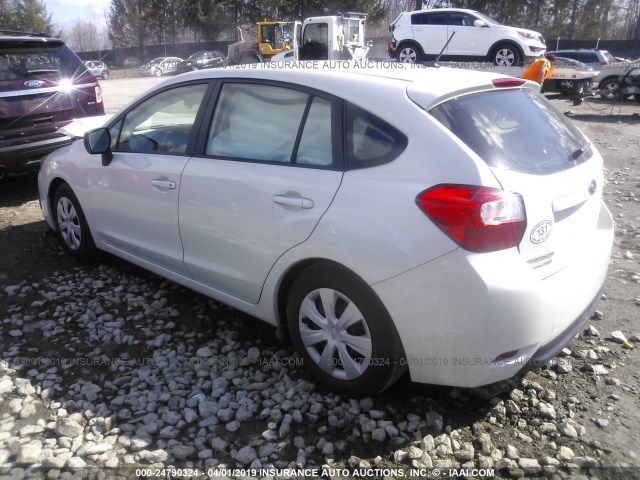 JF1GPAA62E8299203 - 2014 SUBARU IMPREZA WHITE photo 3