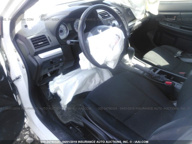 JF1GPAA62E8299203 - 2014 SUBARU IMPREZA WHITE photo 5