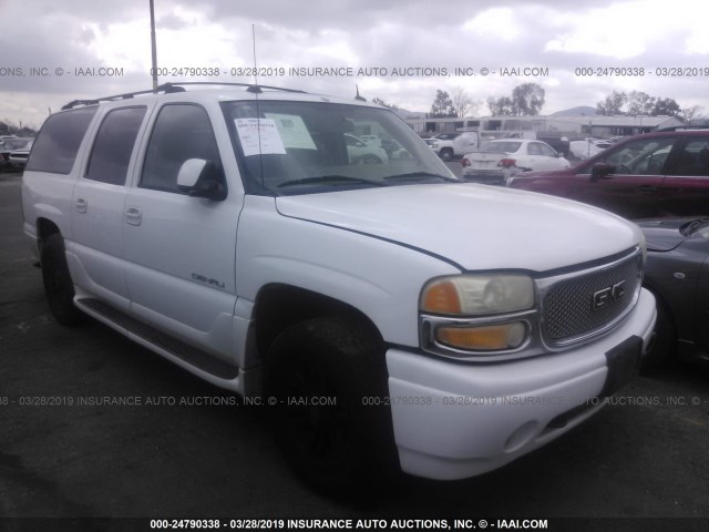 1GKFK66U94J313554 - 2004 GMC YUKON XL DENALI WHITE photo 1