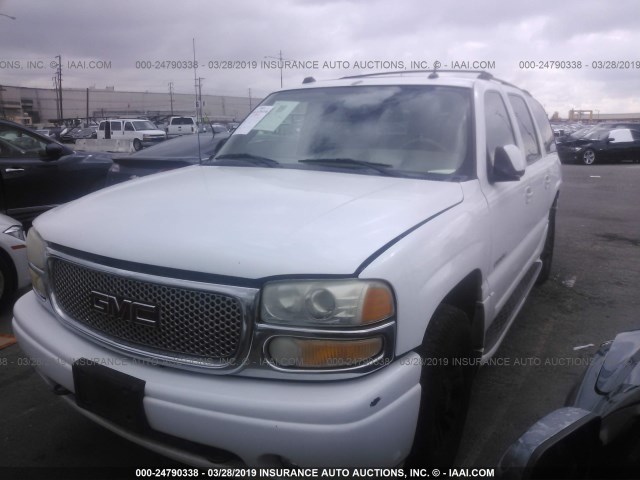 1GKFK66U94J313554 - 2004 GMC YUKON XL DENALI WHITE photo 2