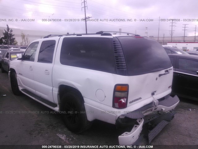 1GKFK66U94J313554 - 2004 GMC YUKON XL DENALI WHITE photo 3