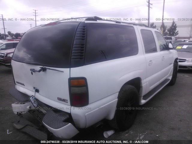 1GKFK66U94J313554 - 2004 GMC YUKON XL DENALI WHITE photo 4