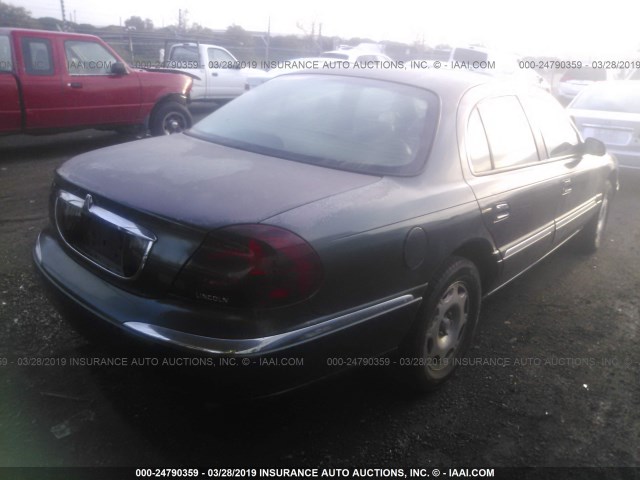 1LNFM97V6WY679668 - 1998 LINCOLN CONTINENTAL  GREEN photo 4