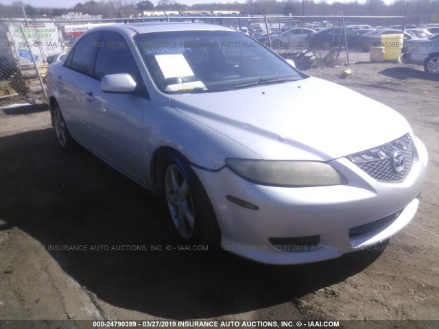 1YVFP80D435M16304 - 2003 MAZDA 6 S SILVER photo 1