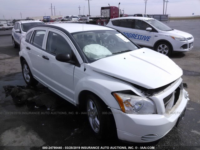 1B3HB48C88D632687 - 2008 DODGE CALIBER SXT WHITE photo 1