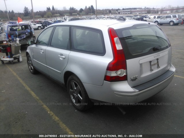 YV1MJ682472276293 - 2007 VOLVO V50 T5 SILVER photo 3