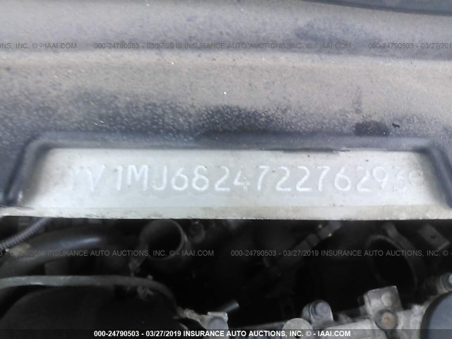 YV1MJ682472276293 - 2007 VOLVO V50 T5 SILVER photo 9