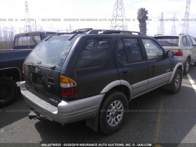 4S6DM58W6Y4416931 - 2000 HONDA PASSPORT EX/LX BLACK photo 4