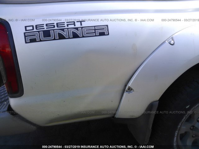 1N6ED26T74C438619 - 2004 NISSAN FRONTIER KING CAB XE V6 SILVER photo 6