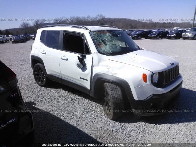 ZACCJABB4HPE66647 - 2017 JEEP RENEGADE LATITUDE WHITE photo 1