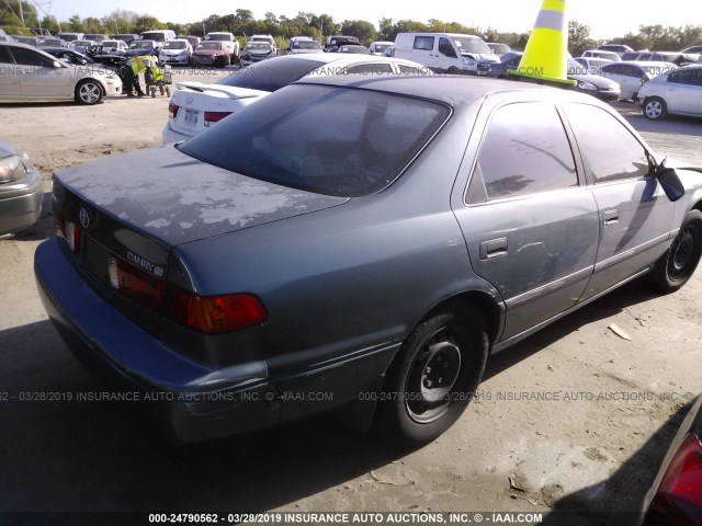 4T1BG22K81U773531 - 2001 TOYOTA CAMRY CE/LE/XLE 蓝色 照片 4