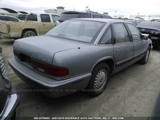 2G4WB52K0T1442202 - 1996 BUICK REGAL CUSTOM SILVER photo 4