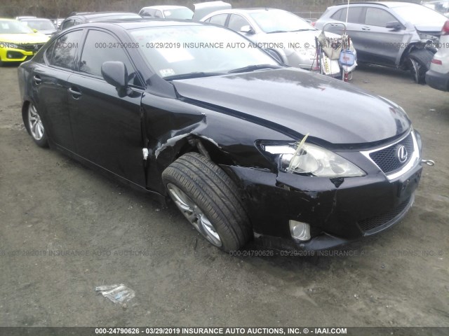 JTHCK262062007280 - 2006 LEXUS IS 250 BLACK photo 1