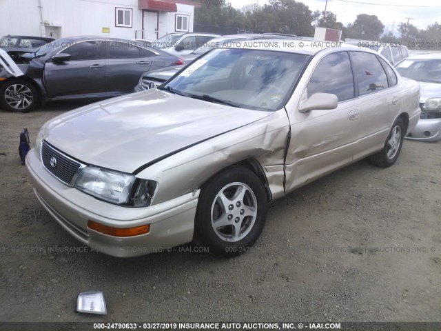 4T1BF12B4VU205828 - 1997 TOYOTA AVALON XL/XLS GOLD photo 2