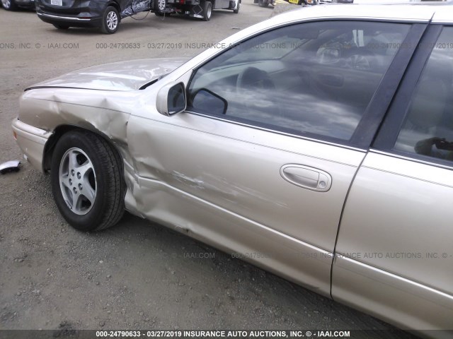 4T1BF12B4VU205828 - 1997 TOYOTA AVALON XL/XLS GOLD photo 6