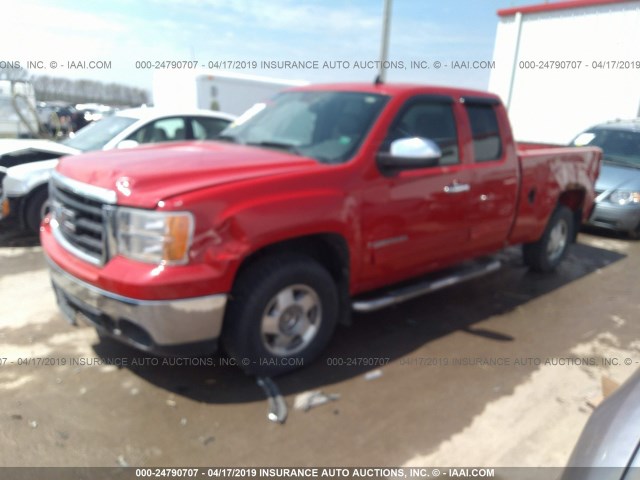 1GTEK19J07Z511943 - 2007 GMC NEW SIERRA K1500 RED photo 2