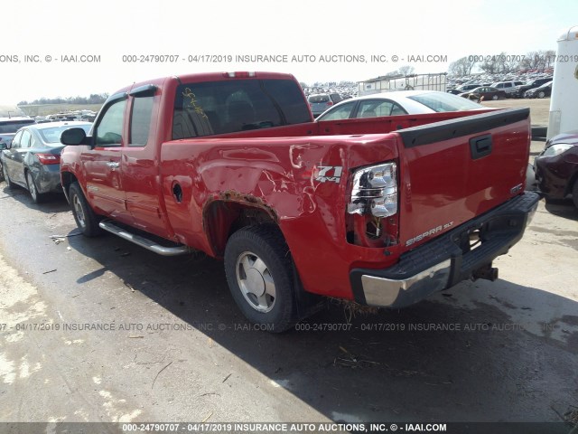 1GTEK19J07Z511943 - 2007 GMC NEW SIERRA K1500 RED photo 3