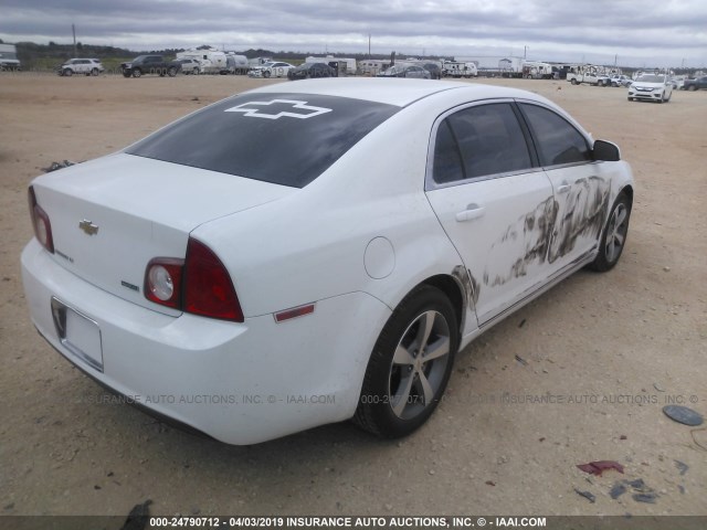 1G1ZC5EU1BF146391 - 2011 CHEVROLET MALIBU 1LT 白色 照片 4
