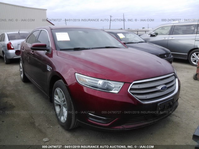 1FAHP2E84GG118794 - 2016 FORD TAURUS SEL RED photo 1