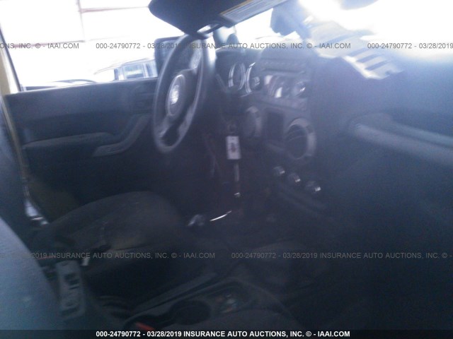 1C4AJWAG7DL666275 - 2013 JEEP WRANGLER SPORT GREEN photo 5