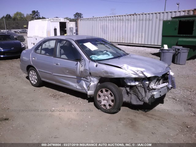 3N1CB51D62L602514 - 2002 NISSAN SENTRA XE/GXE GRAY photo 1