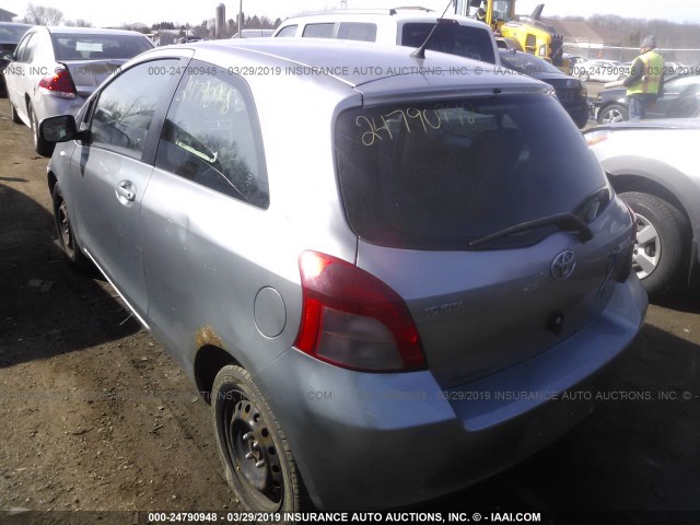 JTDJT923675125878 - 2007 TOYOTA YARIS SILVER photo 3