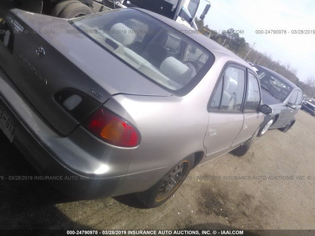 1NXBR18E0WZ110760 - 1998 TOYOTA COROLLA VE/CE/LE SILVER photo 4