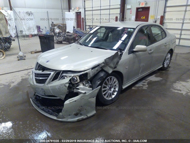 YS3FB49Y281133491 - 2008 SAAB 9-3 2.0T GREEN photo 2