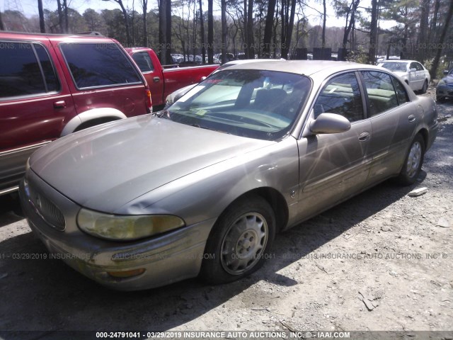 1G4HR54K7YU109721 - 2000 BUICK LESABRE LIMITED GOLD photo 2