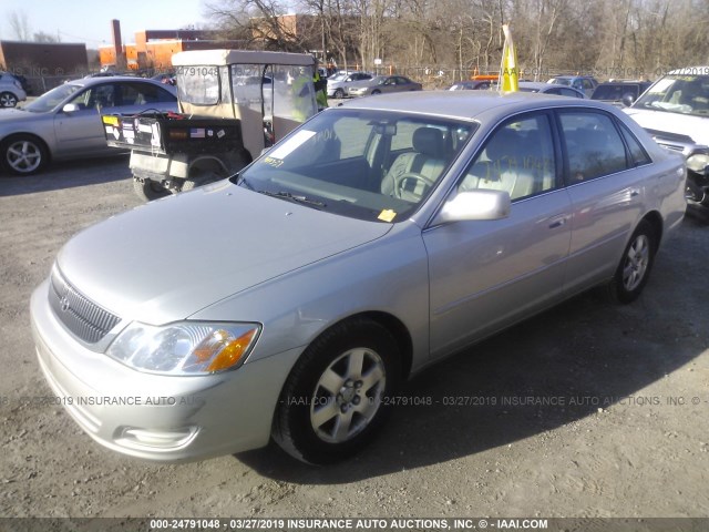 4T1BF28B31U183344 - 2001 TOYOTA AVALON XL/XLS SILVER photo 2